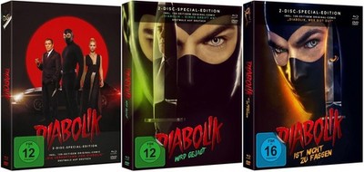 Diabolik 1-3 im Set - Special Edition mit Comic # BLU-RAY+DVD-SET-NEU