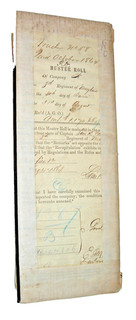 Civil War MUSTER ROLL Co. A 8th MARYLAND INFANTRY REGIMENT 1864