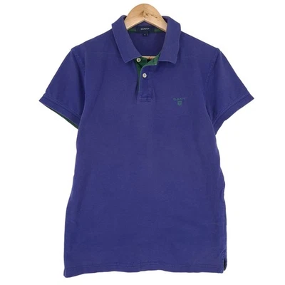 GANT Herren Polohemd Blau Baumwolle Elastan Kurzarm Casual Sport Golf Tennis - Bild 1 von 4