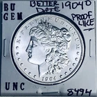 1904 O BU GEM MORGAN SILVER DOLLAR UNC MS+++ U.S. MINT RARE COIN 8494