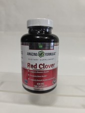 Amazing Formulas Red Clover Supplement  430 Mg Per Serving  180 Ct 07/26x