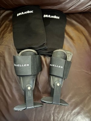 Mueller Ankle Braces and Knee Pads LOT Used Good Condition