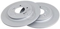 2X Bremsscheibe Beschichtet A.B.S. 18574 FüR KIA Tucson QL Sportage TL Hyundai 4