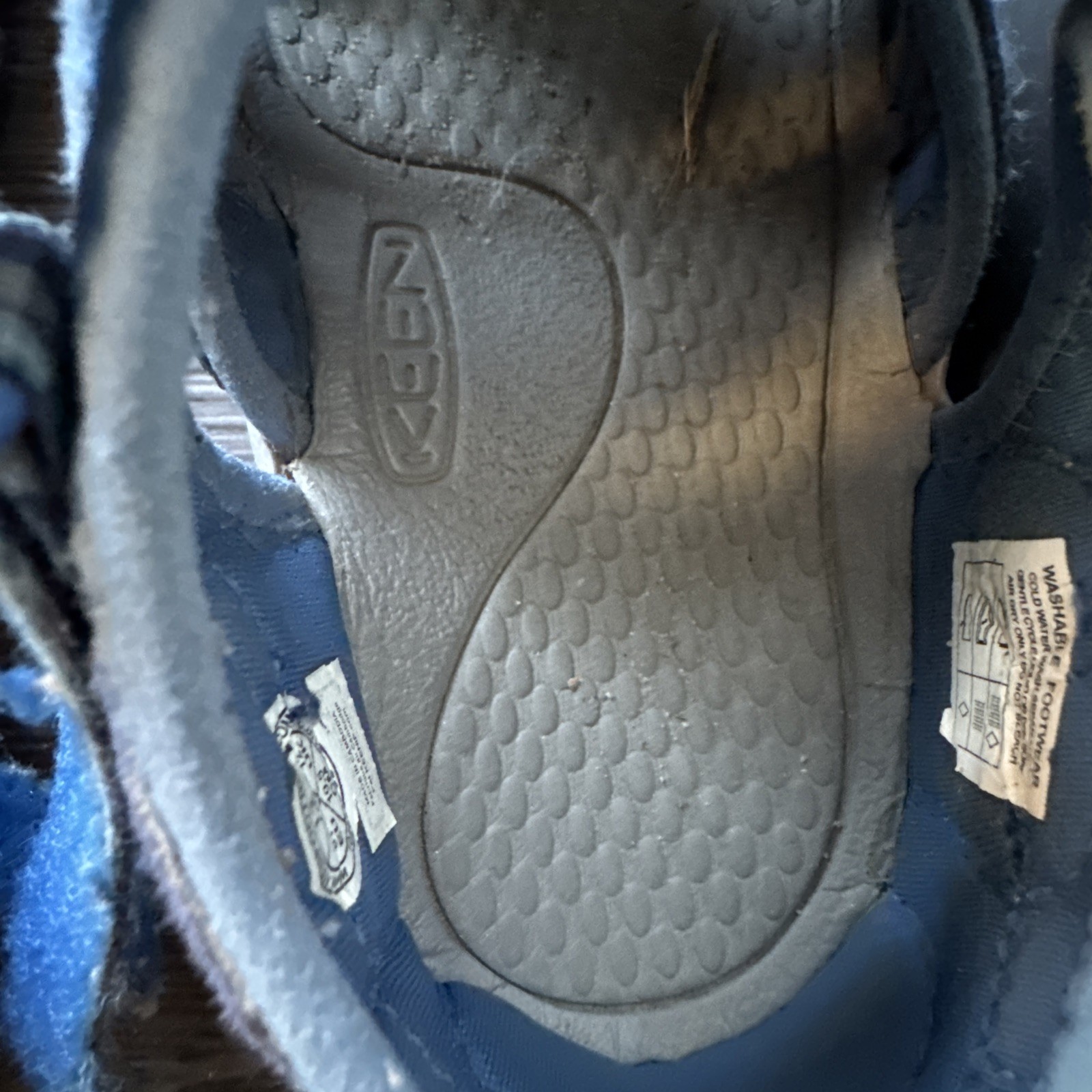 Sandali Keen TG 13 bambino blu ragazzo acqua spiaggia montagna scarpe punta chiusa