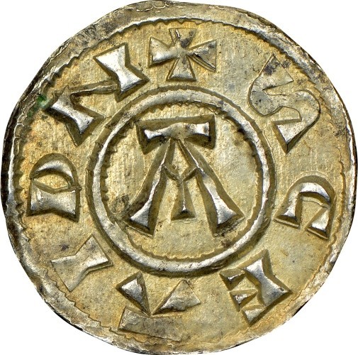 ANGLO-SAXON. St. Edmund Penny, NGC MS-61 MINT-STATE - ND. S.960; N-483. LOVELY