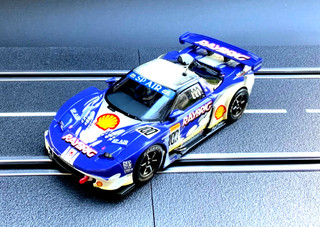 🟢⚠️ Scalextric Hornby C2720 Raybrig #100 Honda NSX 2004 Sidewinder Slotcar 1:32