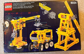 Vintage Lego Universal Technic Set - 8034; 100% Complete w Box & Instructions