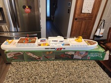 VINTAGE RARE 1973 MATTEL VERTIBIRD RESCUE SHIP SET COAST GUARD CLEAN