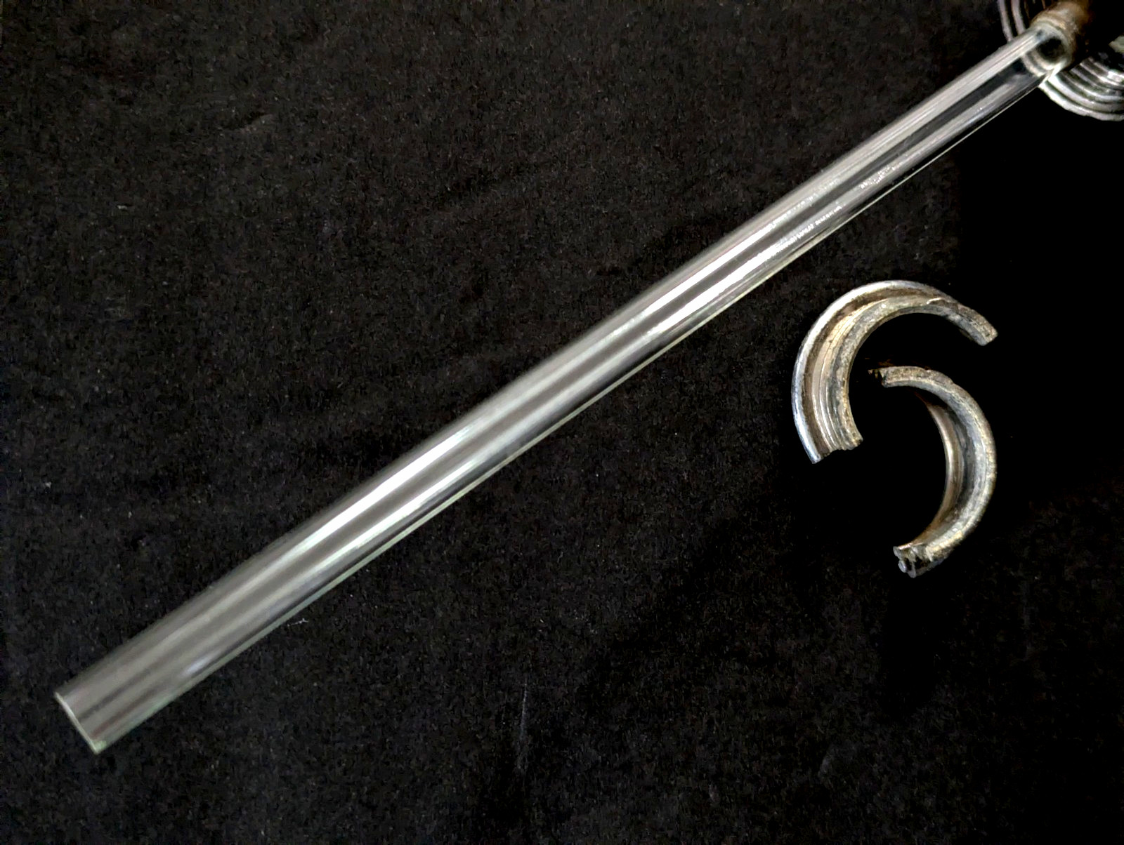 Vtg Clear Glass Seltzer Bottle w/ Removeable Lid w/ "Coca Co A. B. Berlin PA"