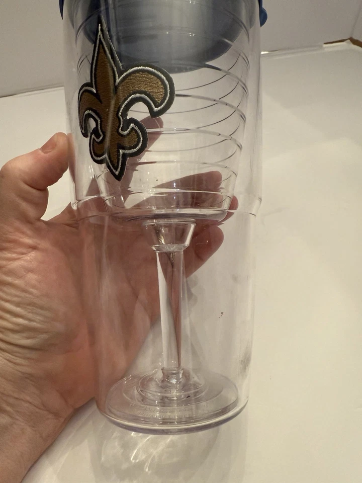 NFL New Orleans Saints Tervis Tumbler Mommy taza para sorber vino taza de plástico. Nuevo sin etiquetas Foto 4 de 4