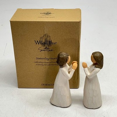 WILLOW TREE (2 PIECE SET) Sisters by Heart Fit Together Figurines 4.5''H 26023