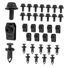 35PCS Engine Under Cover Splash Shield Body Bolts Screws, Bumper Clips, Bumper