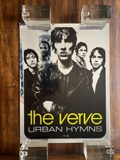 THE VERVE RARE 1998 ORIGINAL URBAN HYMNS VIRGIN LP CD MYLAR PROMO POSTER
