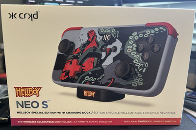 CRKD NEO S Wireless Controller (Hellboy) and dock for Switch/PC/Mobile/Smart TV