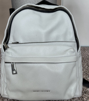 Marc Jacobs Genuine  Leather  Mini Backpack with Silver Hardware MAR194792_1_enlarged.jpg?auto=  main image 3