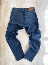 Levi  s Premium Wedgie Straight Jeans Women  s 27 Dark Wash High Rise 27  Inseam