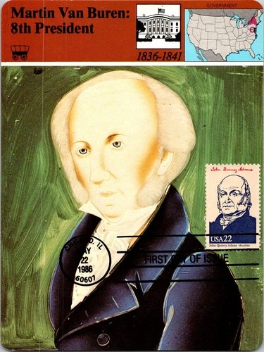 Dr Jim Stamps Maximum Card John Quincy Adams 22C Fdc