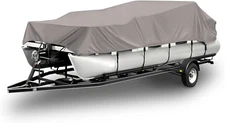 Seal Skin Heavy Duty Trailerable Pontoon Boat Cover, Fits 18 to 20Ft Long & up t