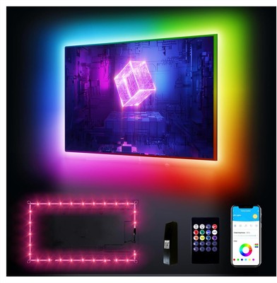 LED Lights for TV 14.8Ft,Tv LED Backlight for 65-75Inch, RGB behind TV LED Light