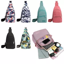 Women's Backpack Crossbody Bag Zipper Bag Large Capacity Casual Bag Front Pack