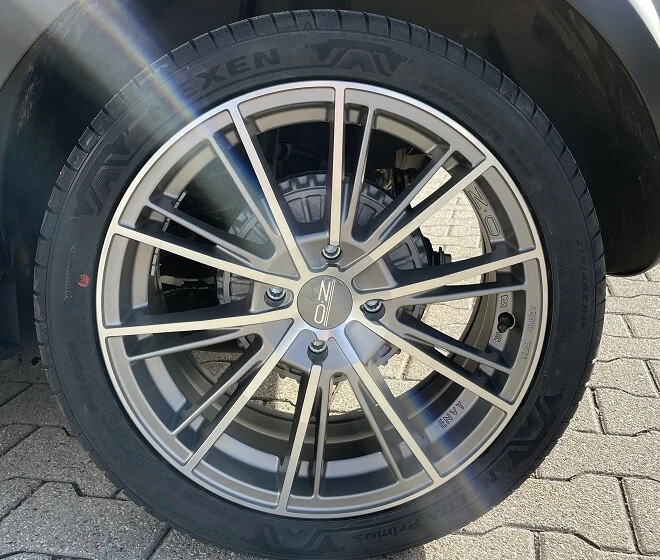 OZ Envy 7x16" ET37 4x100 grau poliert 4x Alufelgen Dacia Renault Nissan smart - Bild 2 von 4