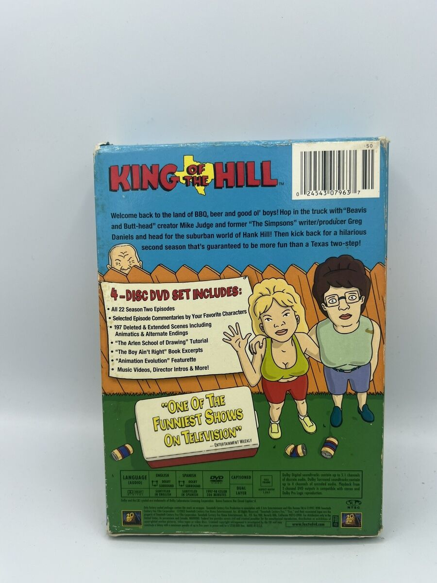 King of the Hill - Season 1 (DVD, 2009, 3-Disc Set) TV Series