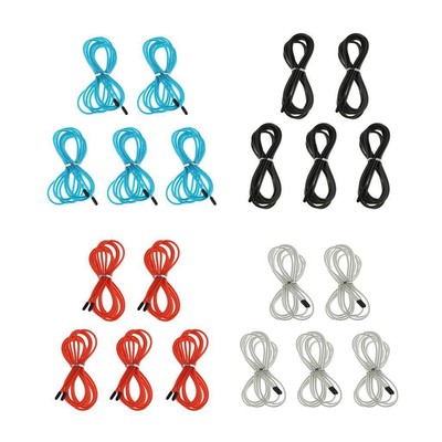 5 Pack Heavy Speed Jump Rope Replacement Cable PVC Stainless