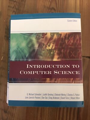 ACP Introduction To Computer Science, Custom Edition (Cengage Learning, GOOD+)
