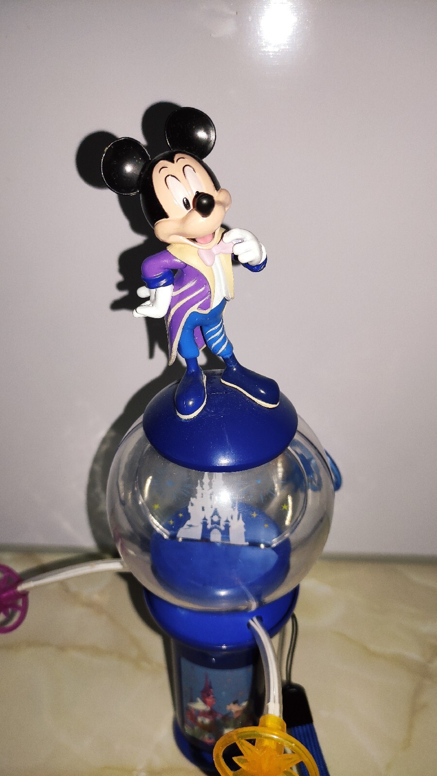 Disneyland Paris 30th Anniversary Mickey Mouse Spinning Light Up Wand