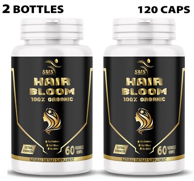 HERBAL HAIR GROW BOOST VITAMINS FAST GROWTH FASTER LONGER THICKER FULLER 120 PIL