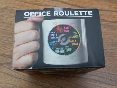 Büro Roulette Entscheidung Tasse Good Secret Santa/Strumpf Füller Geschenk Neu in OVP