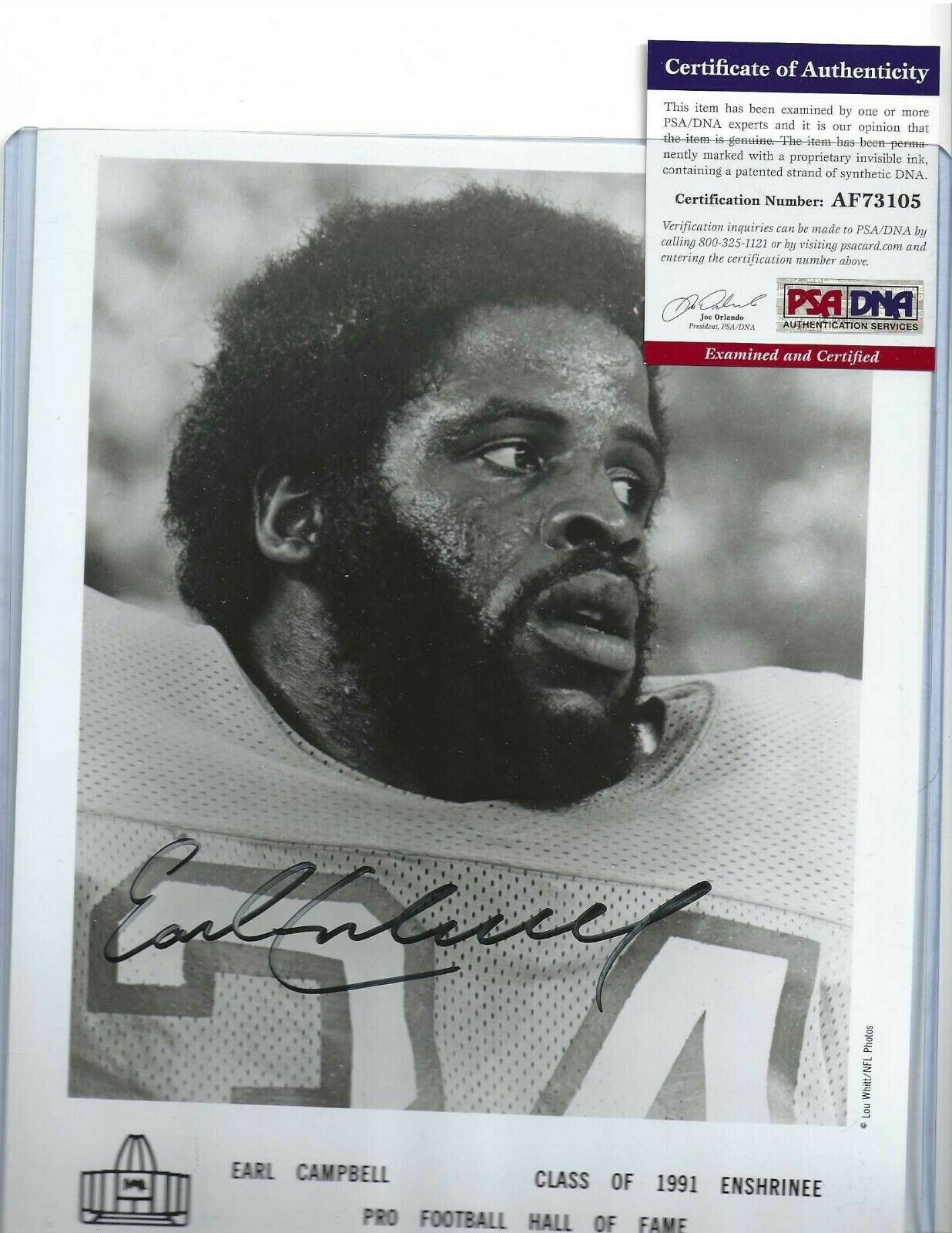 earl campbell tear away jersey
