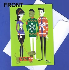 SHAG Josh Agle Xmas Greeting Card Art Christmas HOLIDAY UGLY SWEATERS 2024 New!