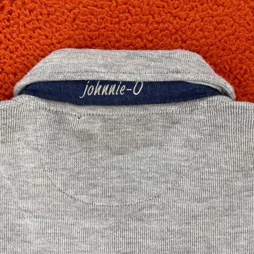 JOHNNIE-O Mens LARGE Tudor Rib-Knit Shirt Wool Blend Jacket Sweater Gray $248 - Picture 8 of 8