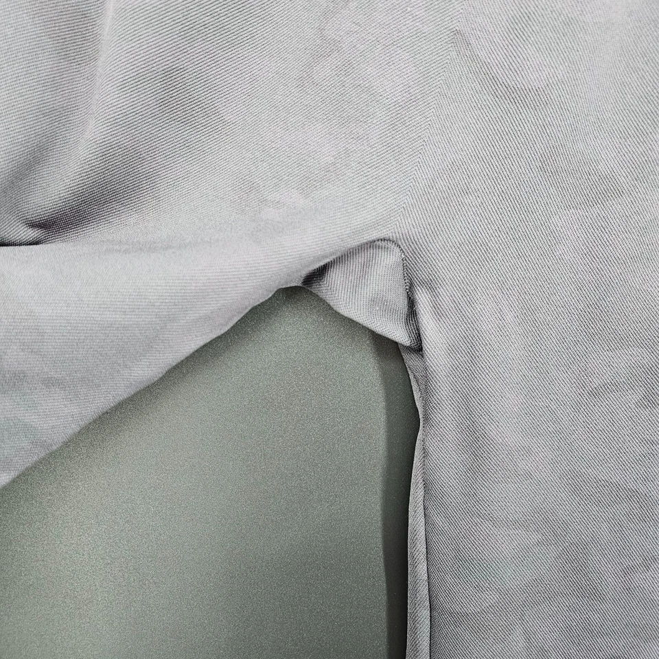 Maurices Active Leggings 3 Grey Muted Camo Stretchy Workout Thick Cropped Plus - Image 4 of 4