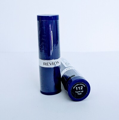 Revlon Lipstick  112 Turnt up Teal Set of 2 Lipsticks