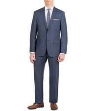 Ralph Lauren NERO21RZD661 Wool Solid Blazer, Navy, 50L