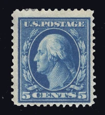 MOMEN: US STAMPS #335 VAR. CHINA CLAY PAPER MINT OG LH LOT #80118