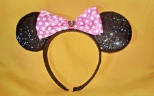 Minnie Mouse Ears Headband Party Costume Prop Dress Up Play NIP