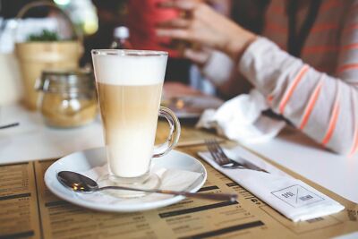 6 x Premium Qualität Latte Löffel mit langem Griff Edelstahl Ideal für Kaffee De