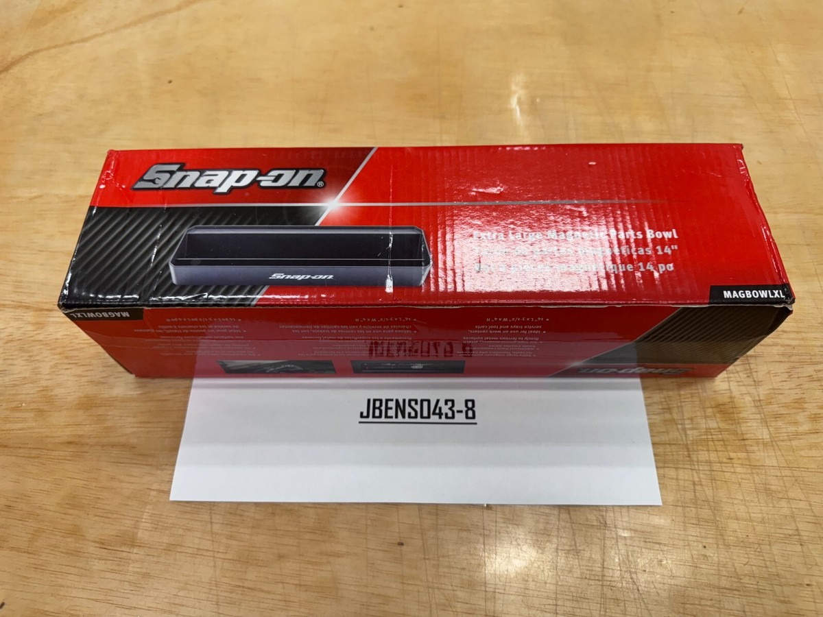 Snap-on Tools NEW BLACK Extra Large Magnetic Parts Bowl MAGBOWLXL