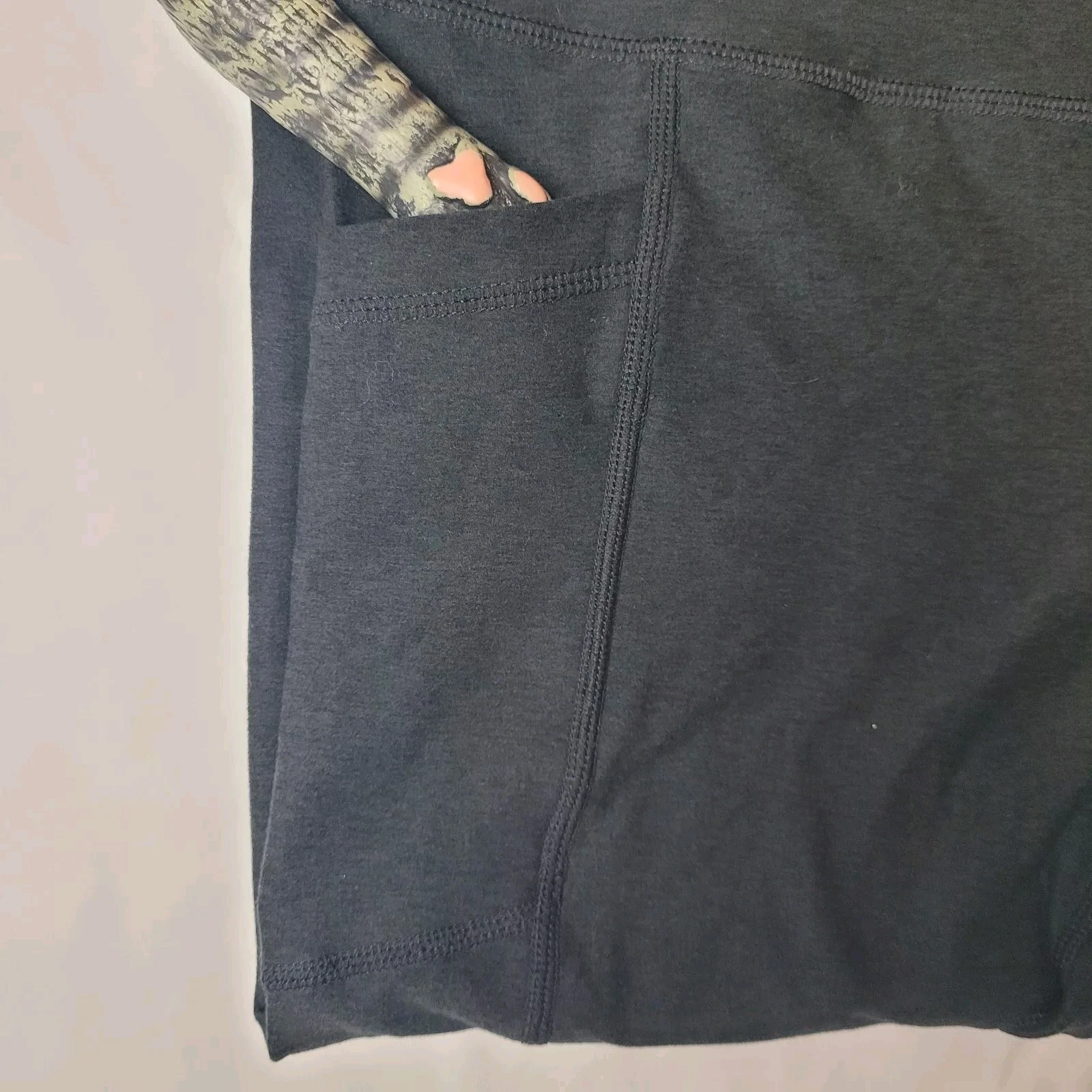 yogalicious lux ankle athleisure gym slit pockets leggings