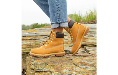 WOMEN'S 6-INCH PREMIUM LEATHER WATERPROOF BOOTS Timberland 8.5