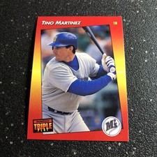 Tino Martinez 1992 Donruss Triple Play Baseball #259 MLB Seattle Mariners 1B