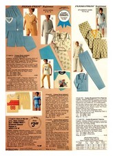 1970's Youth Sleep Wear Retro Fashion Print Ads Clippings VINTAGE
