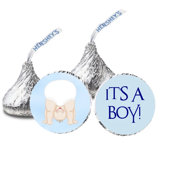 216 etiquetas Favor .75" Vintage It's A Princess Prince Other Hershey Kiss Rolo Foto 3 de 4