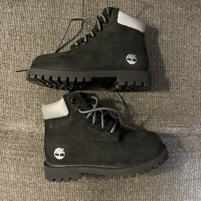 Timberland 9M  6 inch Premium Waterproof Boot, Black Nubuck Exclusive Release