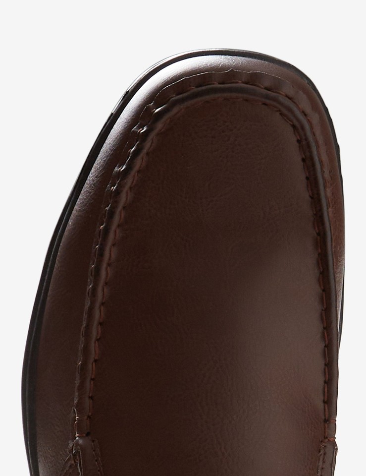 Mens Summer Shoes Brown Loafers Slip On Smart Casual Footwear