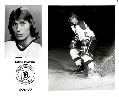 PF17 Foto Originale RALPH CLASSI 1976-77 CLEVELAND BARONS NHL HOCKEY FORWARD - Foto 1 di 1