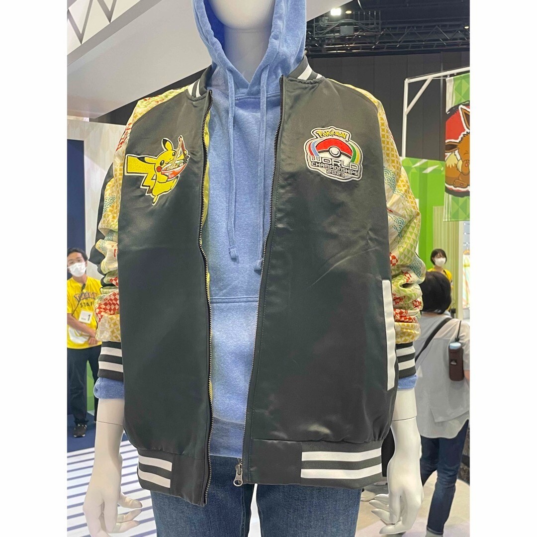 Pokemon World Championships 2023 Pikachu Sukajan Jacket WCS Pokemon World Championships 2023 Pikachu Sukajan Jacket WCS